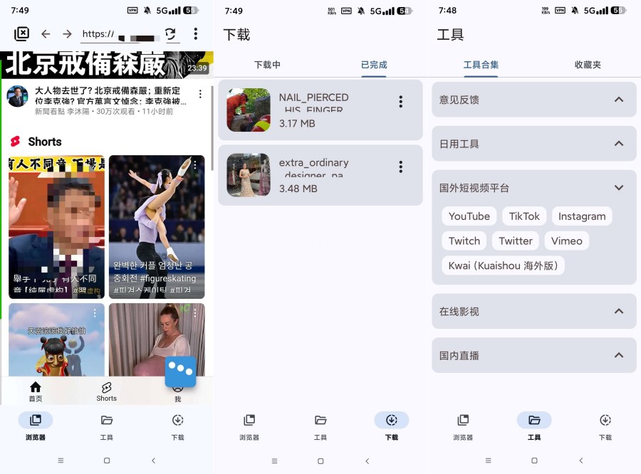 国际视频下载器VidSnap网页视频下载支持国际抖音等等 图1