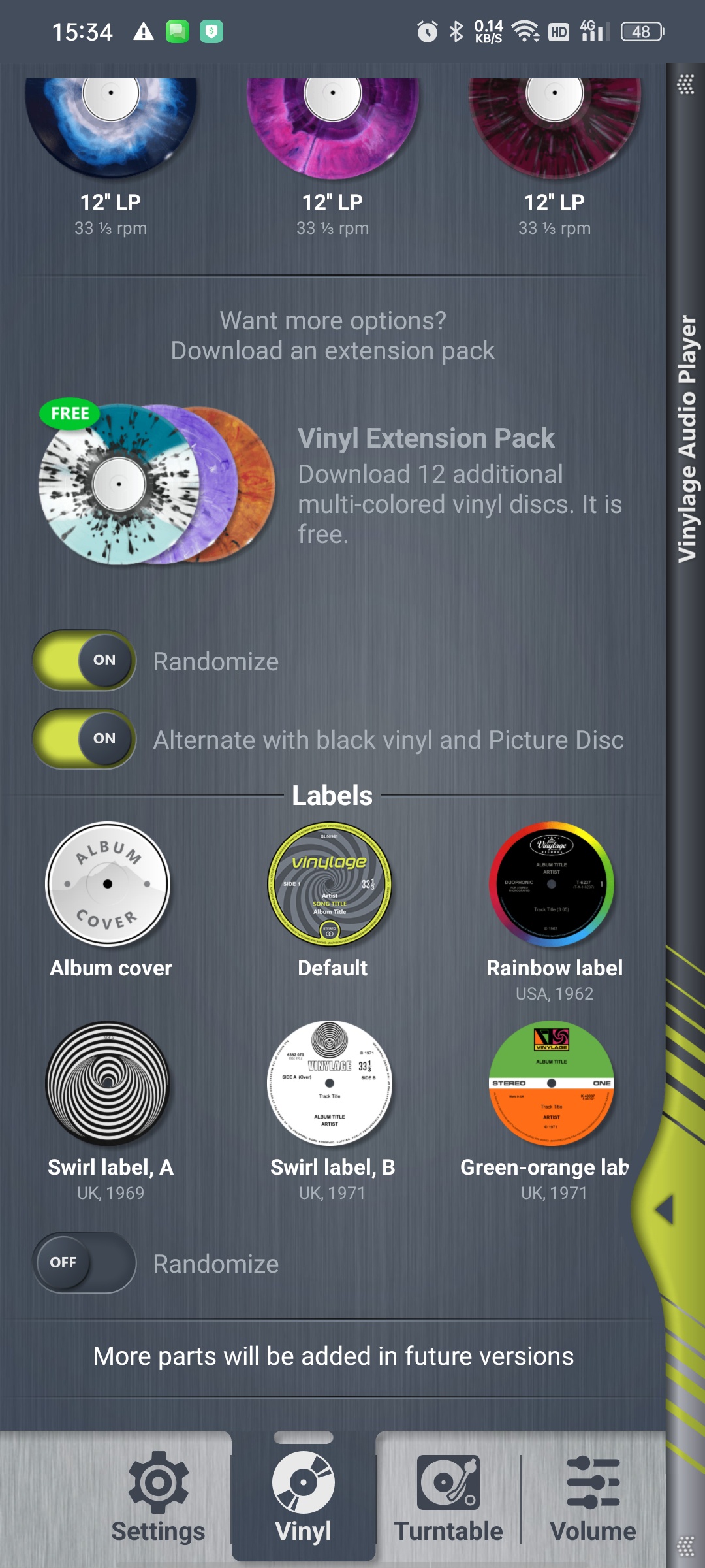 【分享】Vinylage黑胶音乐播放器高级版复古唱机+逼真搓碟 图5