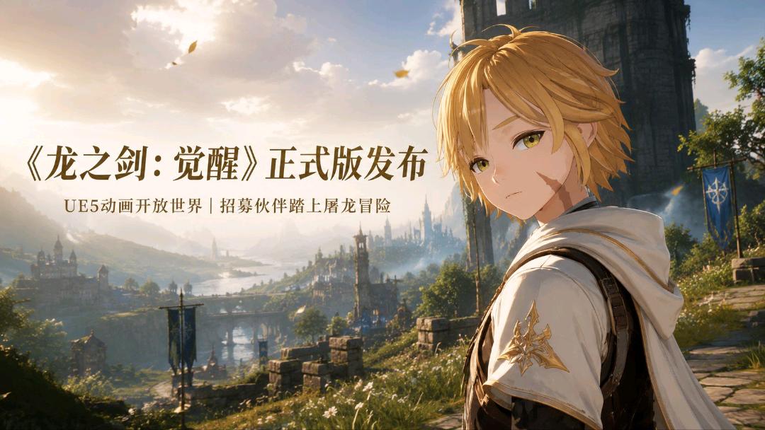 《龙之剑：觉醒》正式版 UE5动画开放世界RPG