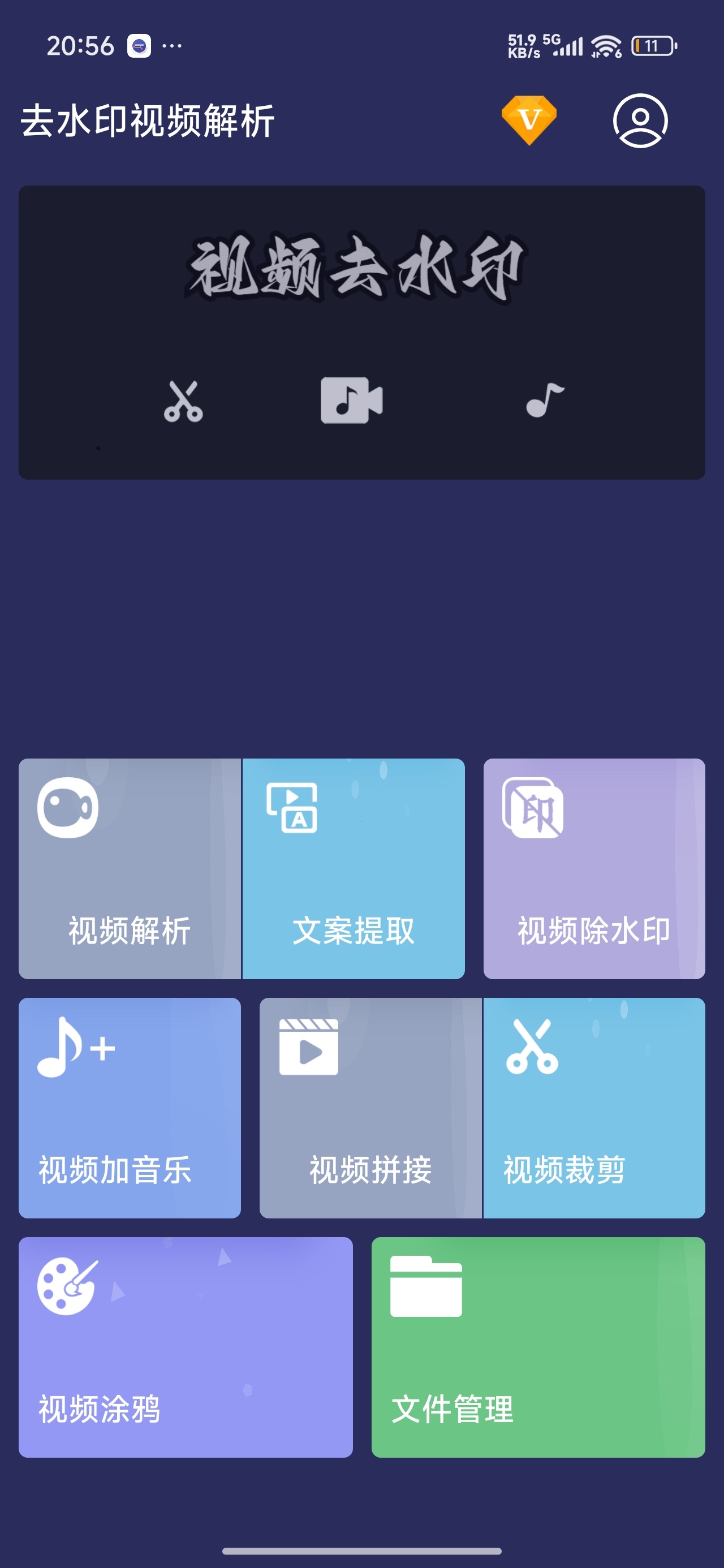 去水印视频解析多平台一键解析解锁会员 图5