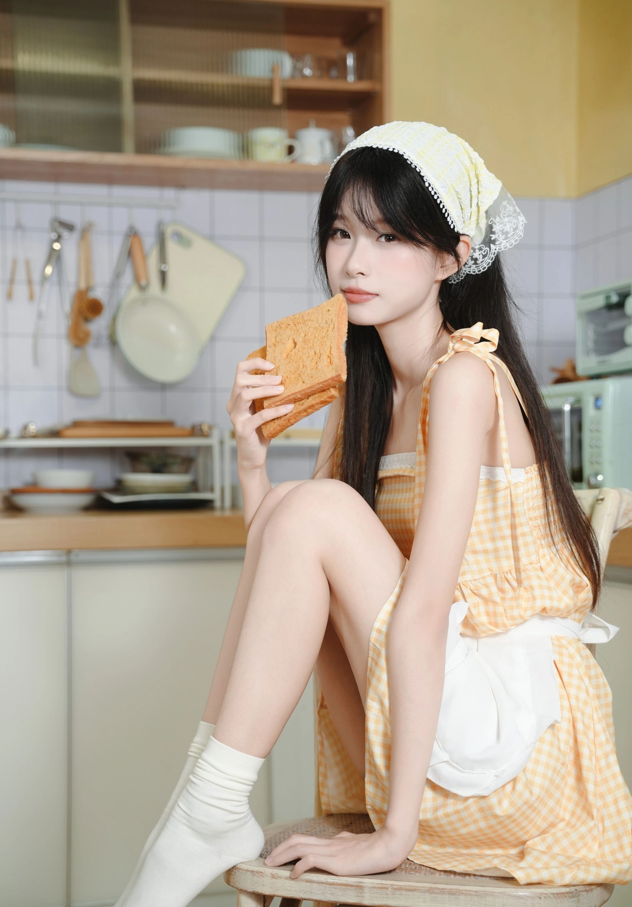 【网图】厨房美少女 图1