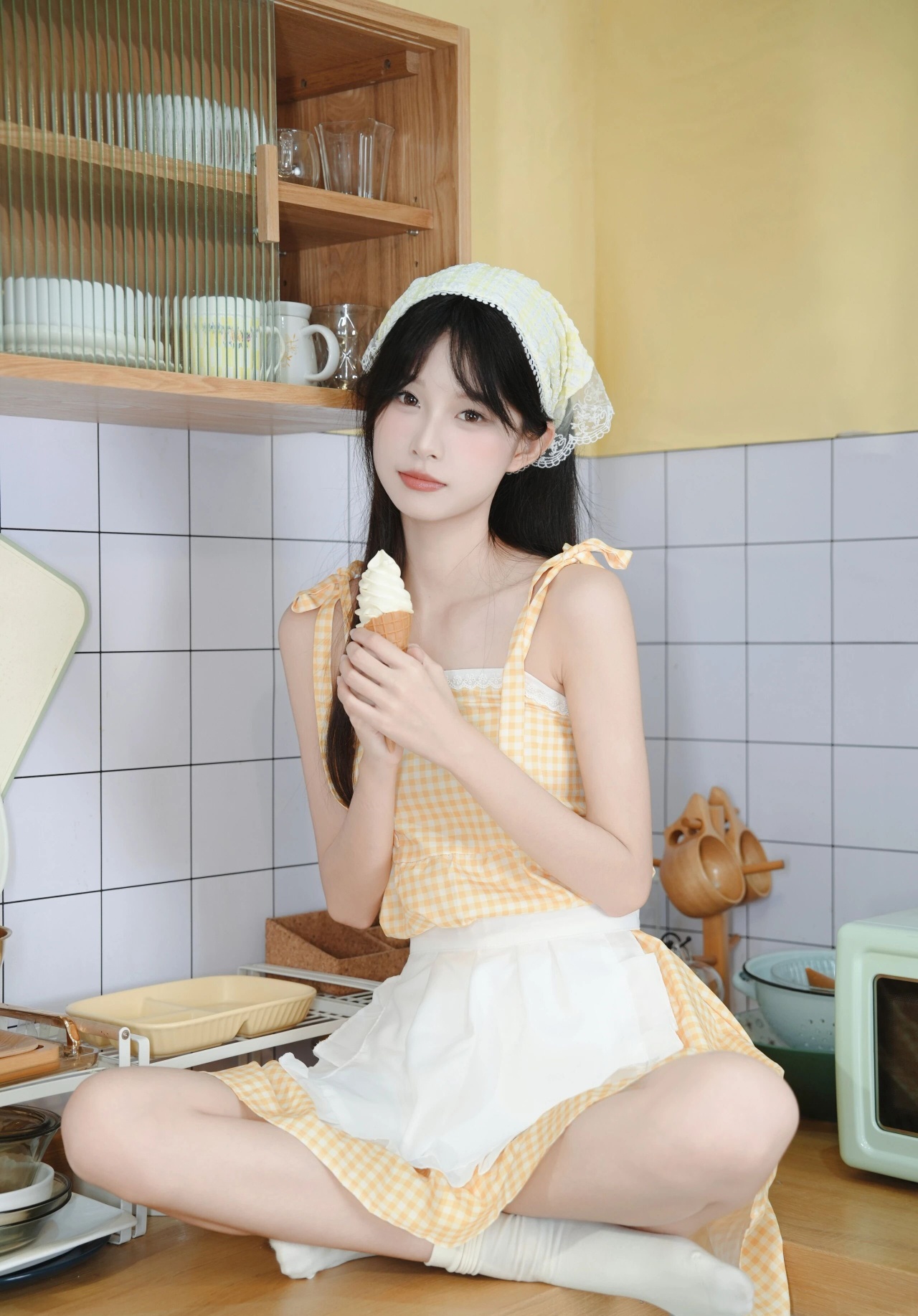 【网图】厨房美少女 图9
