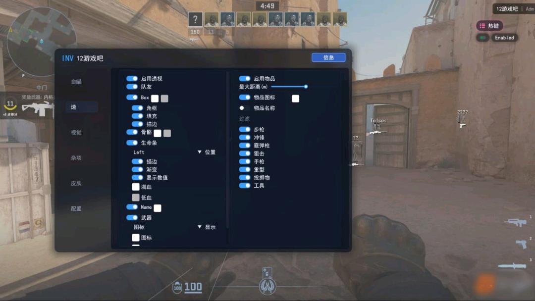 CS2 invincible透视自喵扳机换肤免费辅助[中文版]8.7 图1