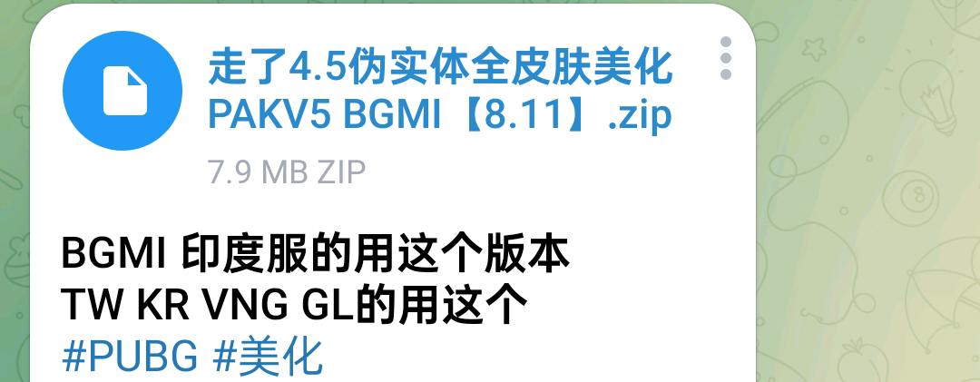 走了4.5伪实体全皮肤美化 PAKV5 BGMI 图1