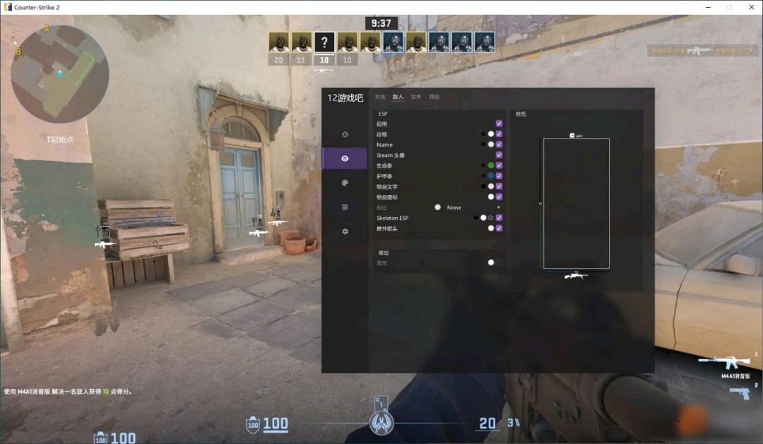 CS2 Quint透视自喵换肤穿墙免费辅助[中文版]8.7 图1