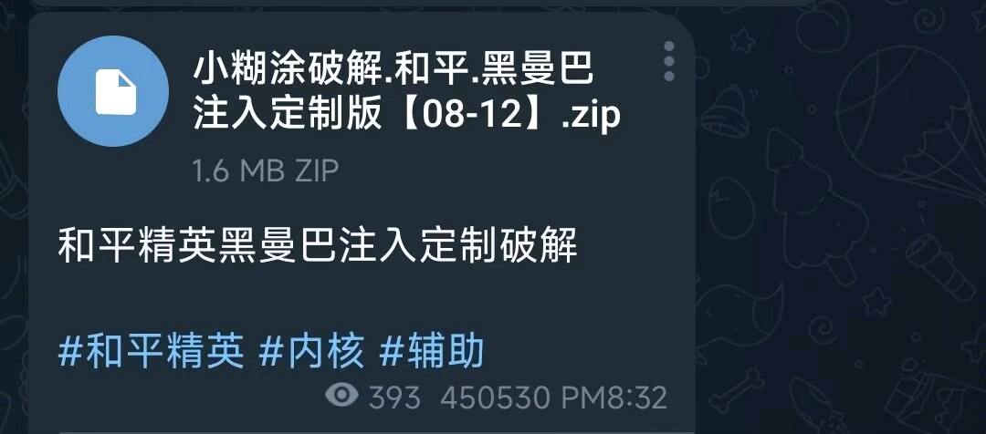和平精英黑曼巴注入定制破解 图1