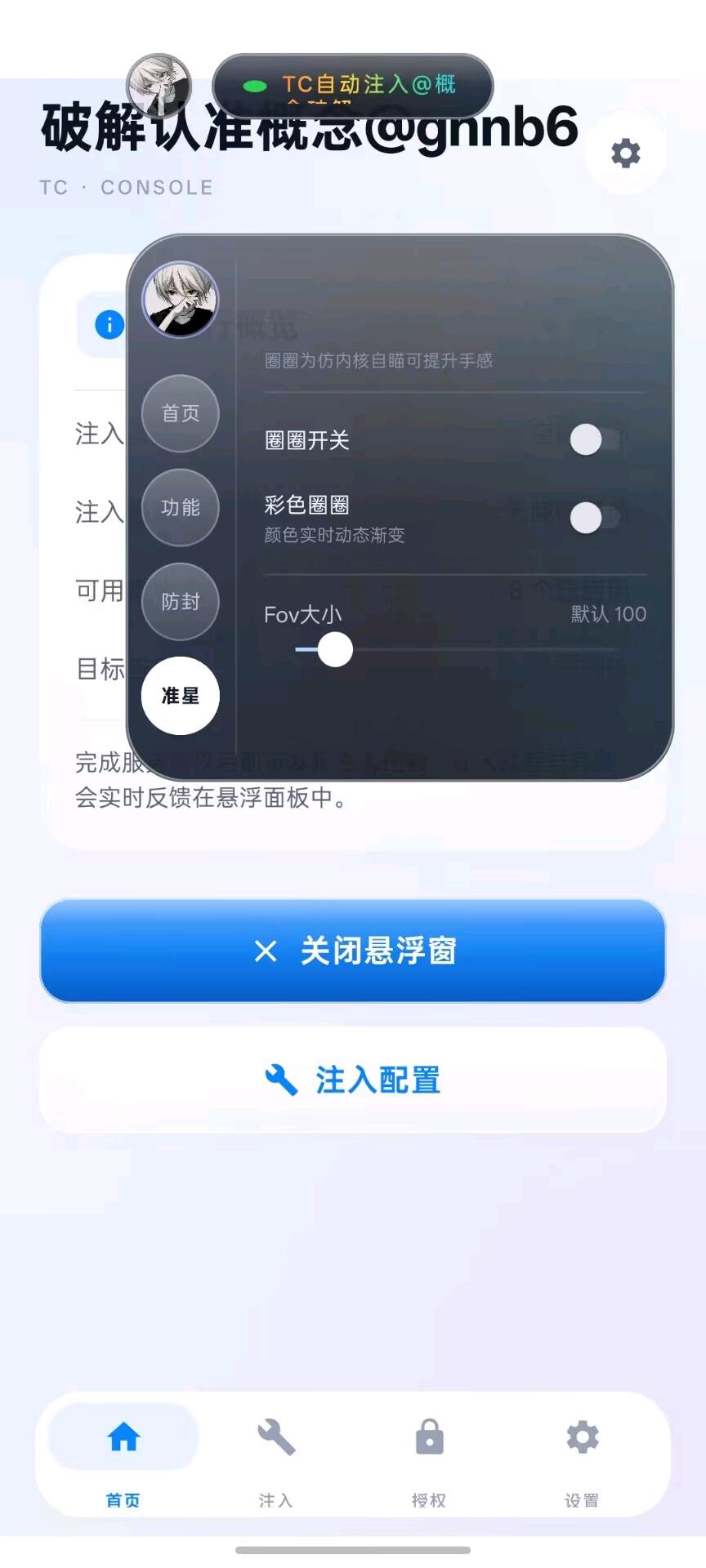TC和平自动注入 图1