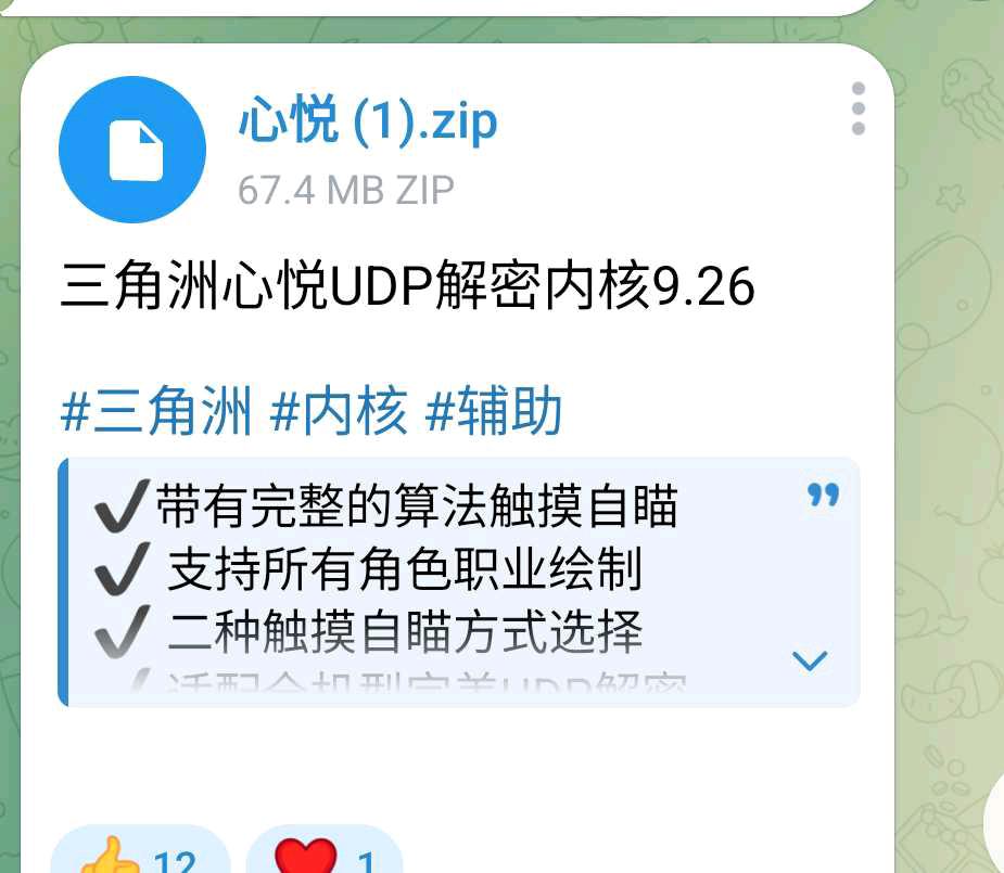 三角洲心悦UDP解密内核 图1